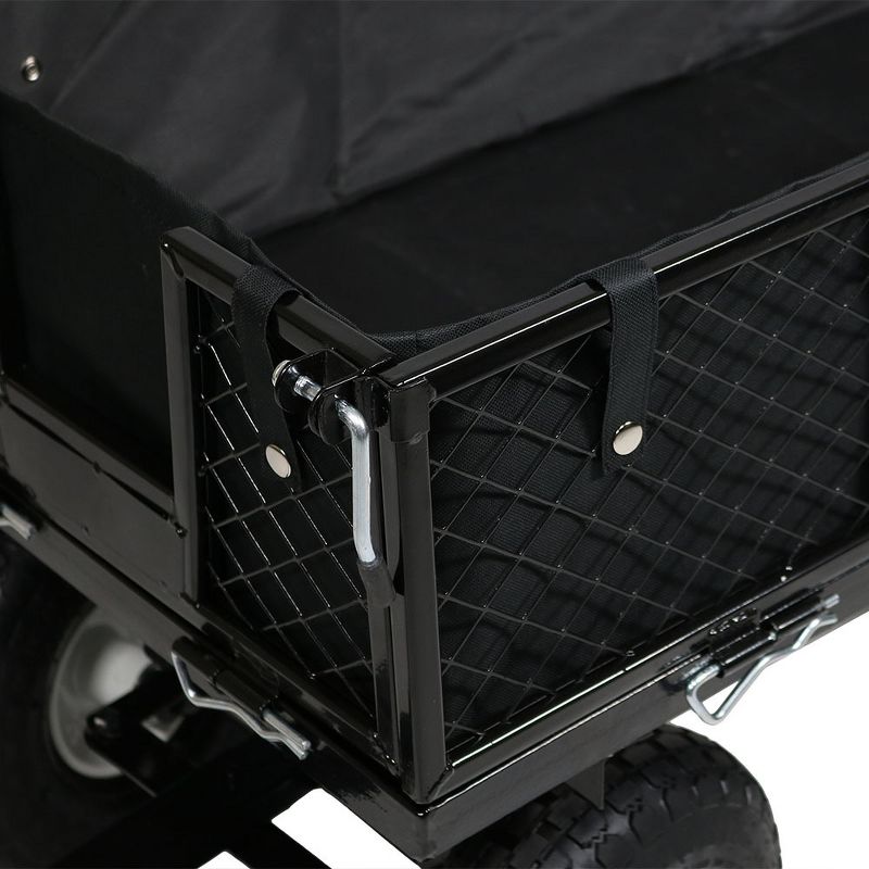 Gorilla Carts Steel Utility Garden Cart with Removable Sides Capacity