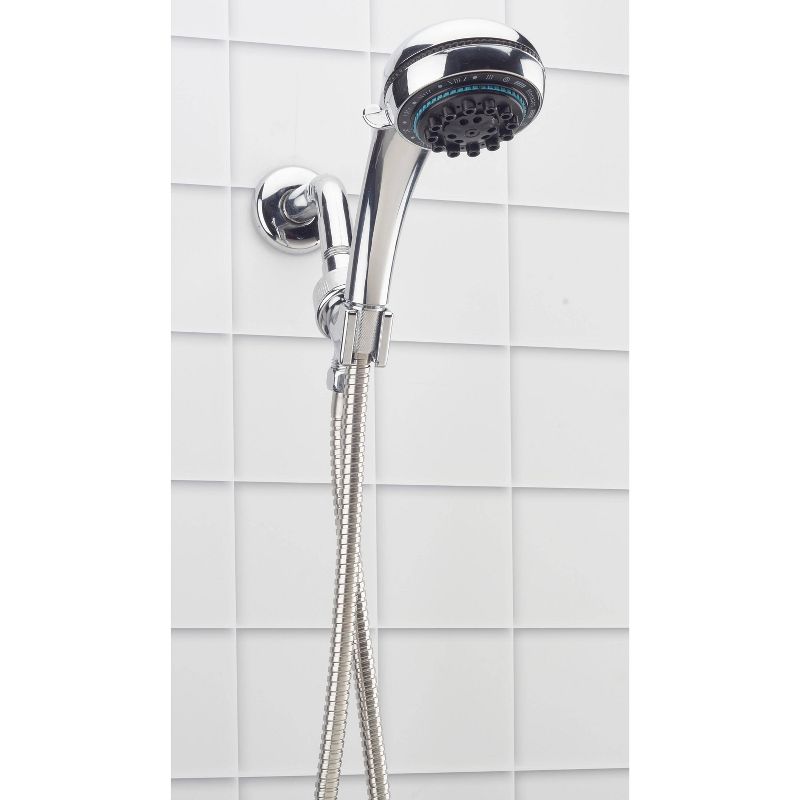 4' Shower Head and Cord Set Silver - Home Details
