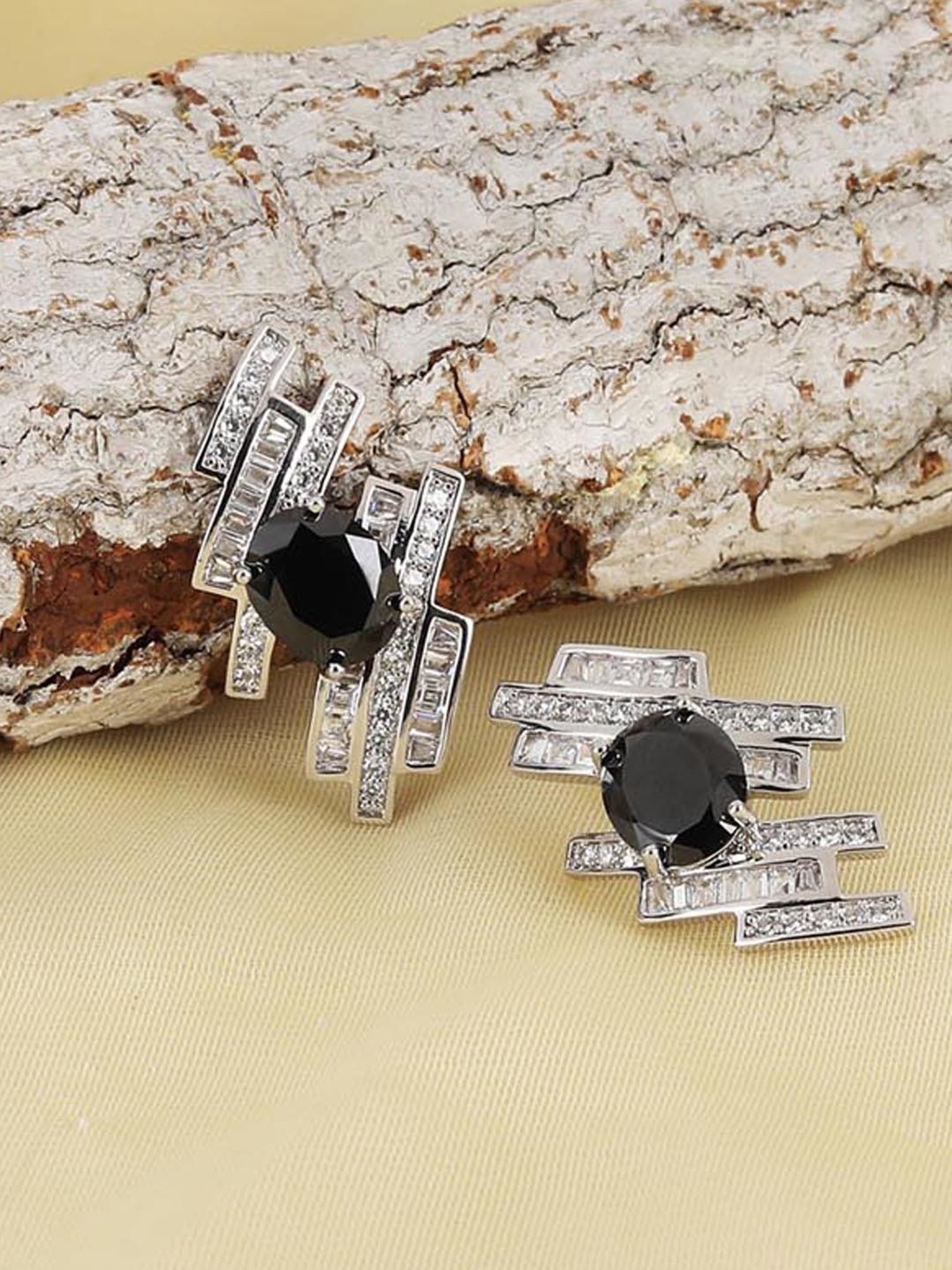 The Real Effect London Silver Earrings for Women