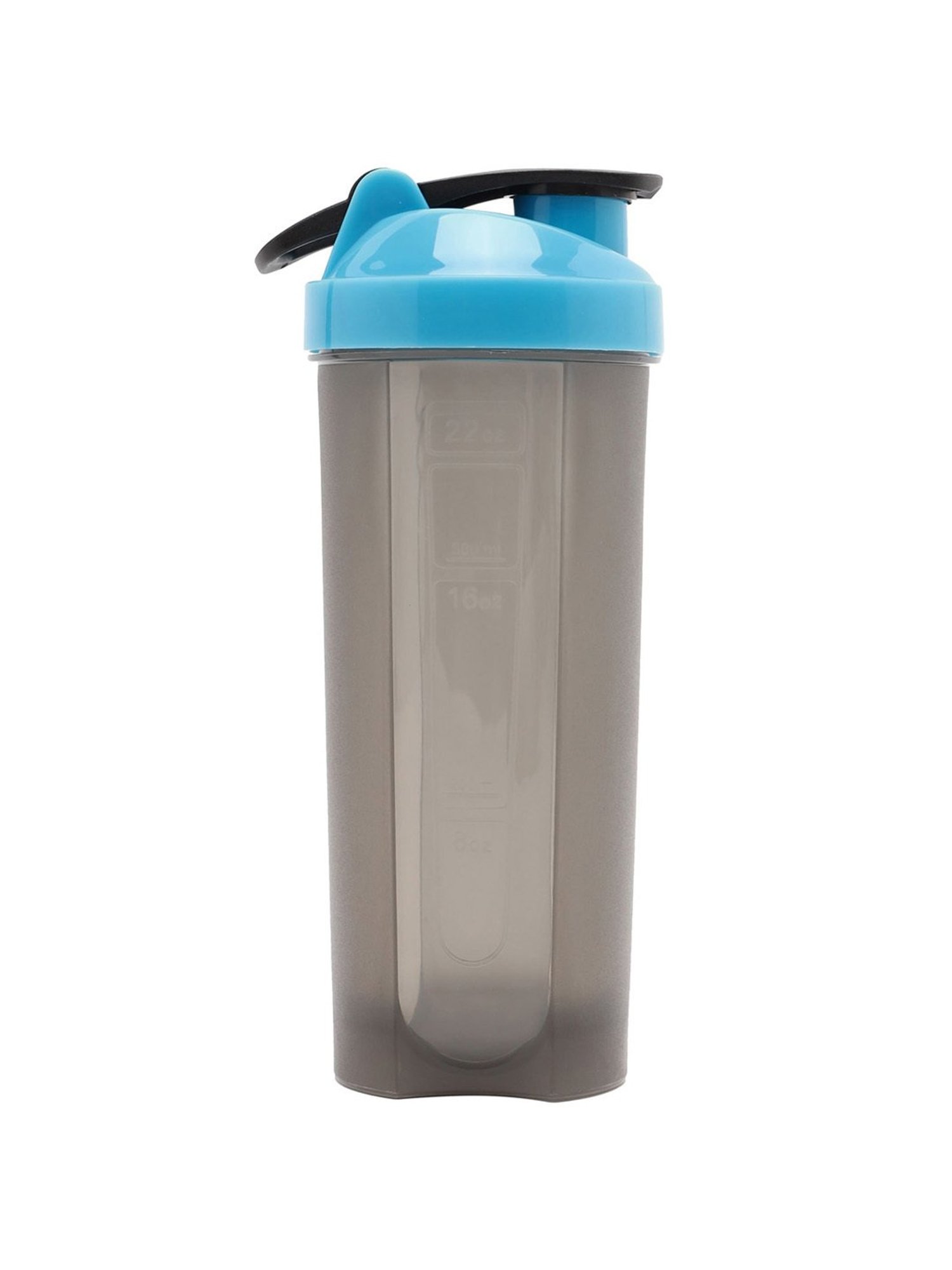 Cultsportone Spill Proof Flip Top Shaker with Blender Ball (Blue)