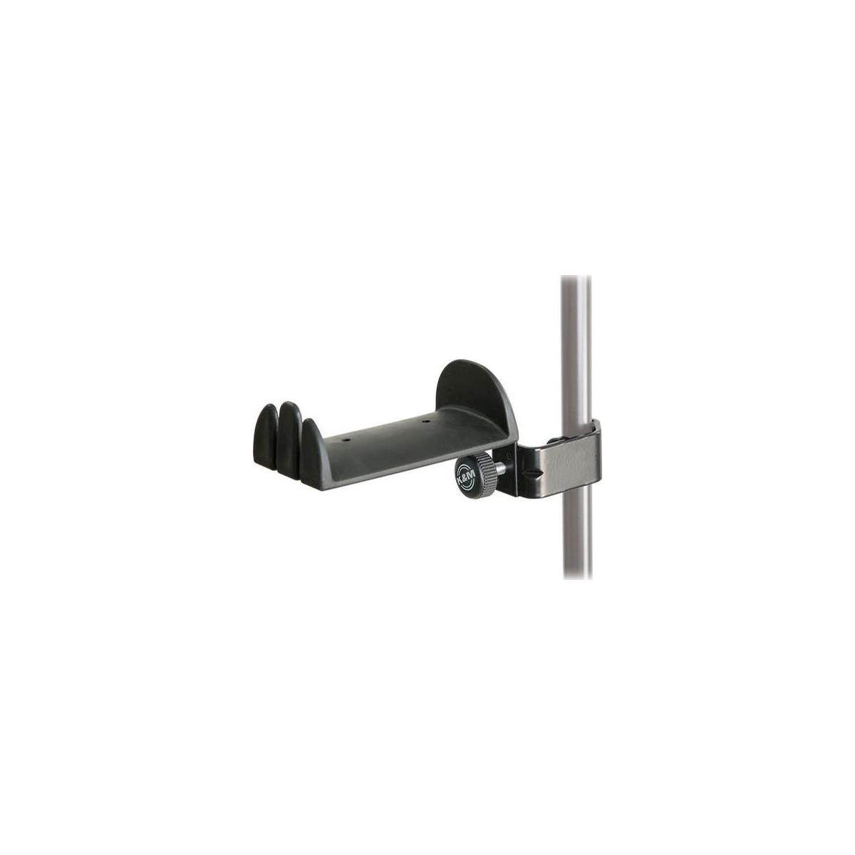 K & M 16080.000.55 Screw Clamp Headphone Holder, Steel
