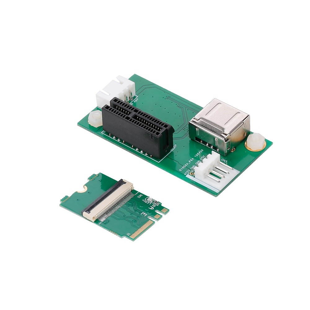Mini PCI-E to PCI-E Extension Cord Adapter Card with Vertical Slot