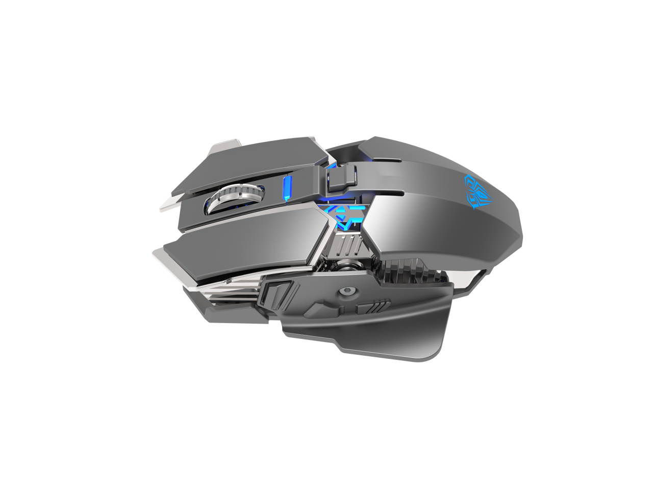 AULA SC300 400mAh Rechargeable 2.4G Wireless Mouse IPS Energy Save 6 Buttons Ergonomic Mice Colorful LED Light for Tablet Phone PC Laptop