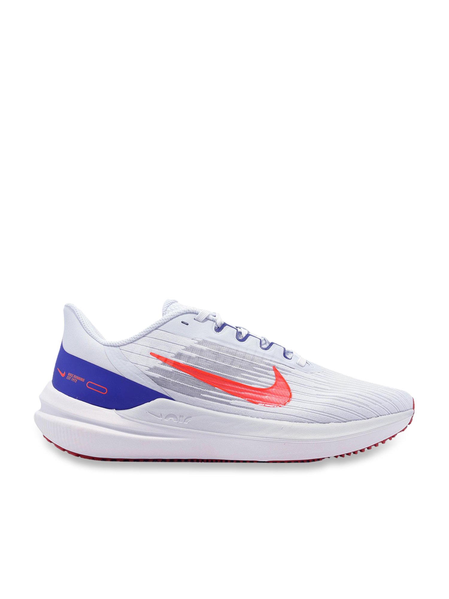 Nike Men's AIR WINFLO 9 White Running Shoes