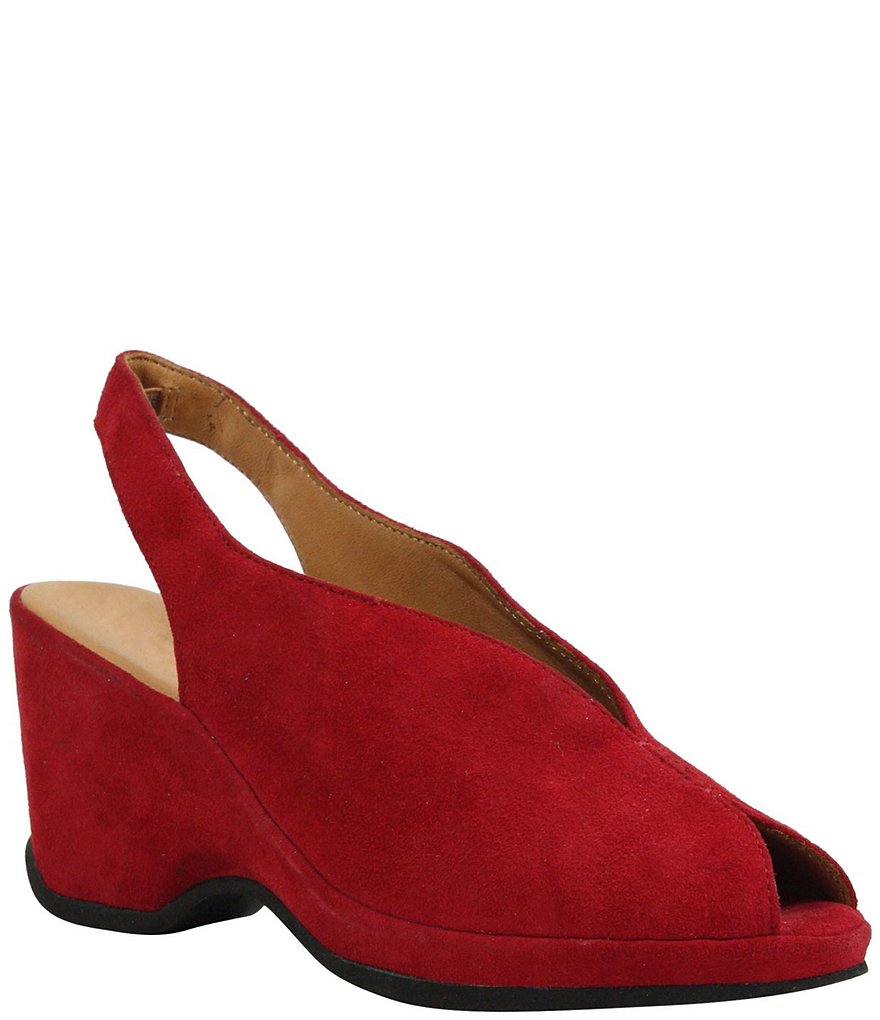 L'Amour Des Pieds Odetta Suede Slingback Pumps