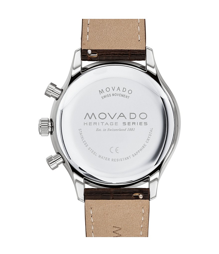 Movado Heritage Series Circa Leather Watch
