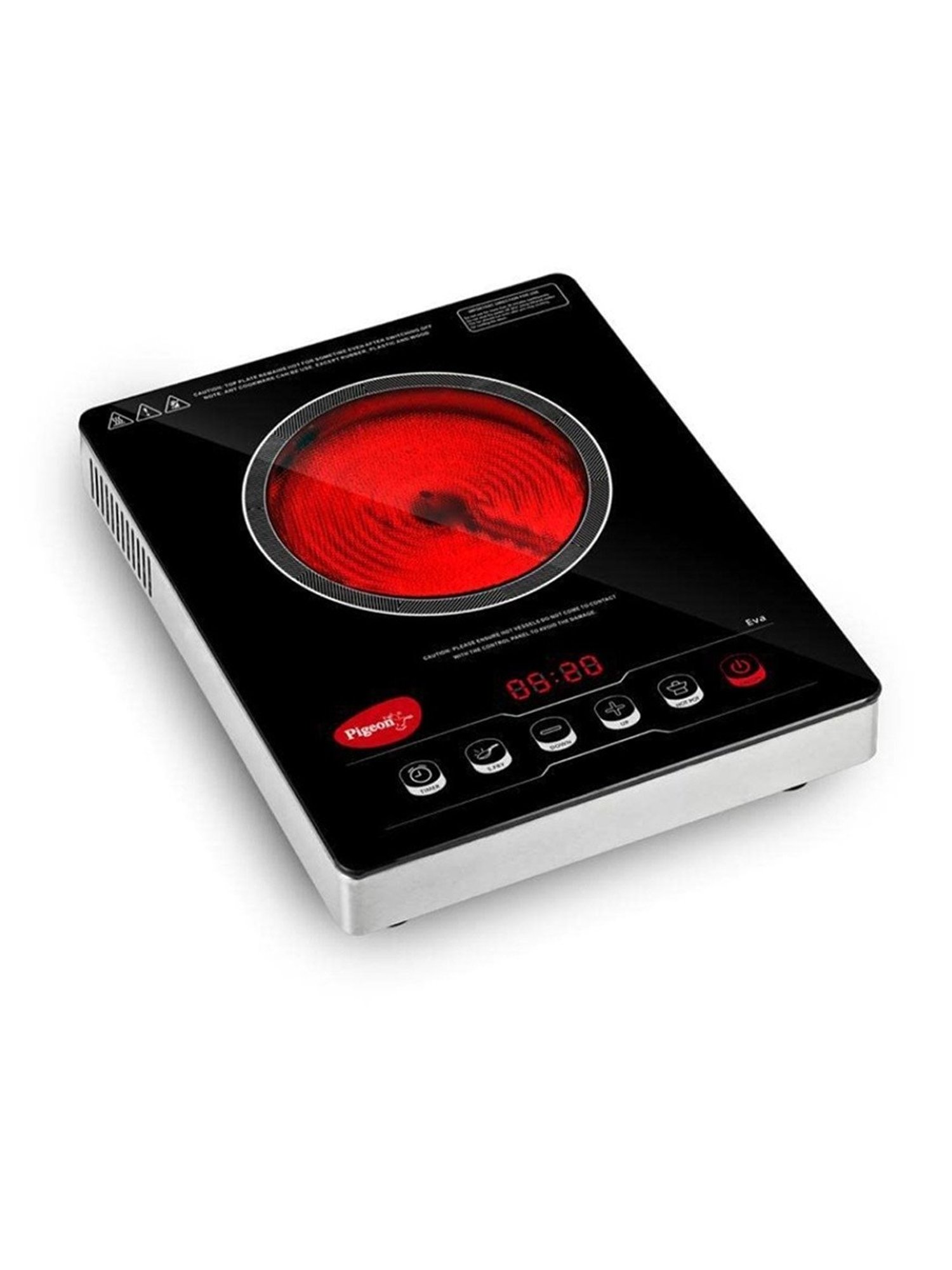 Range Kleen 4pc Porcelain Drip Pan Set Black