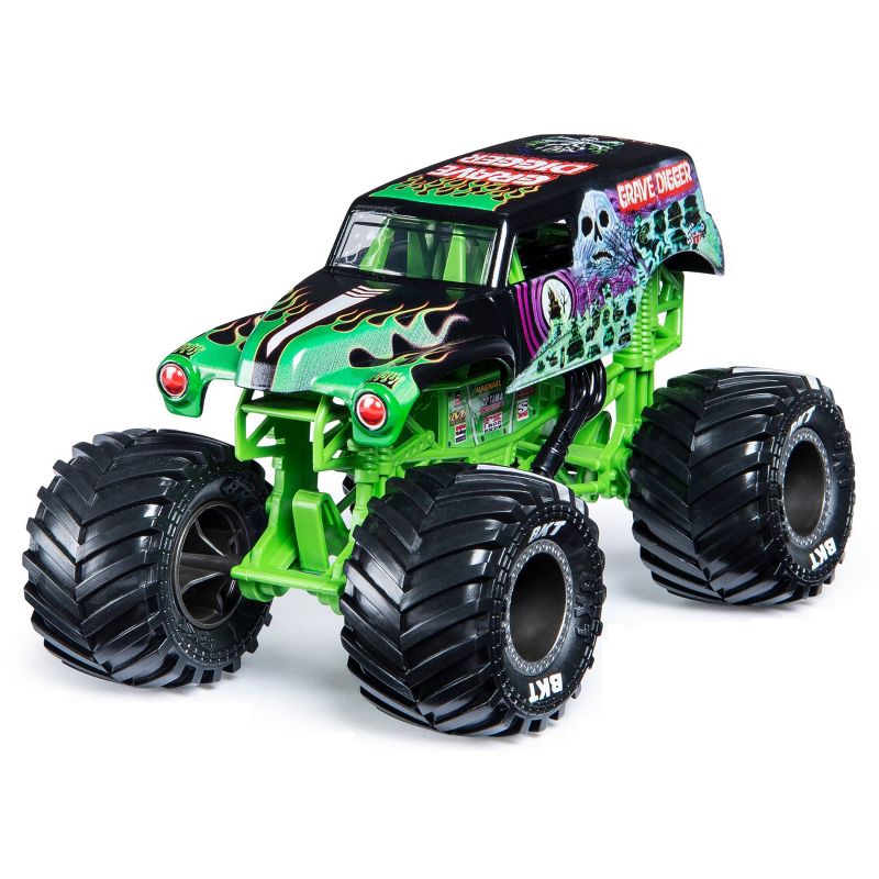 Monster Jam Collector Diecast Series Assortment - Grave Digger C4 - 1:24  Scale