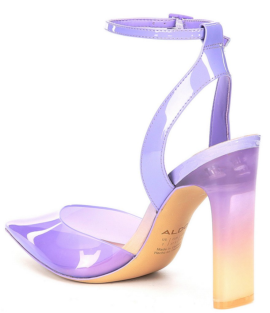 ALDO Aradda Clear Ankle Strap Pumps