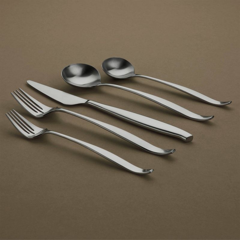 Gourmet Settings 20pc Balance Satin Flatware Set
