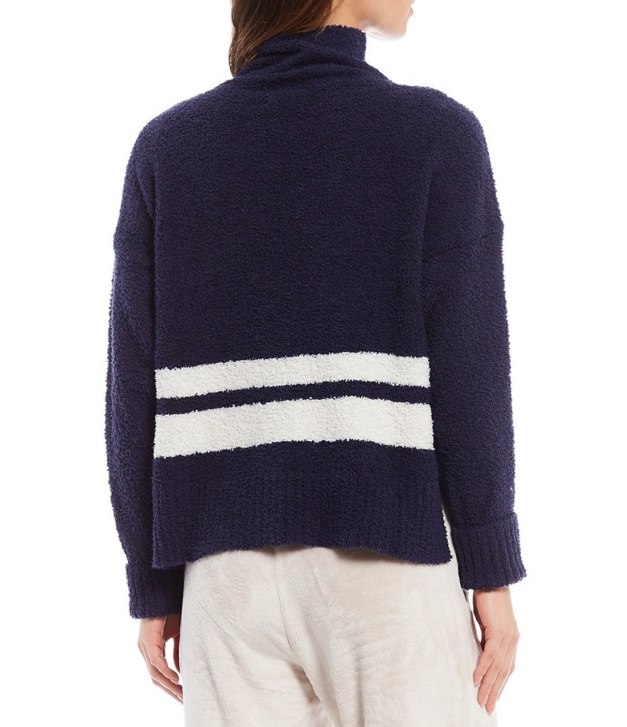 UGG Sage Sweater-Knit Striped Lounge Top