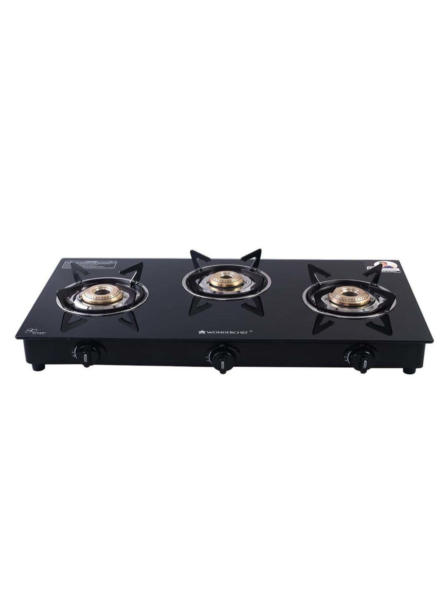 Range Kleen 4pc Porcelain Drip Pan Set Black