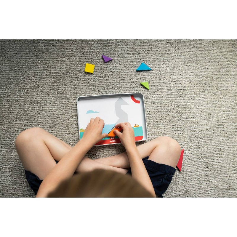 Chuckle & Roar Shape Makers Magnetic Foam Tangrams Game