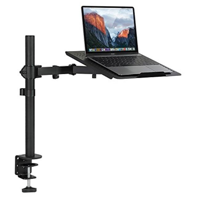Mount-It! Laptop Desk Stand  | Fits 11"-17" Laptop Notebook Screens | Full Motion Mount