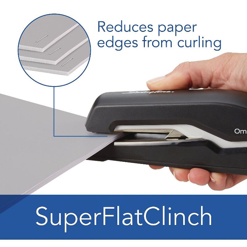 Rapid Supreme Omnipress SO60 Heavy-Duty Full Strip Stapler Black/Gray 5000590