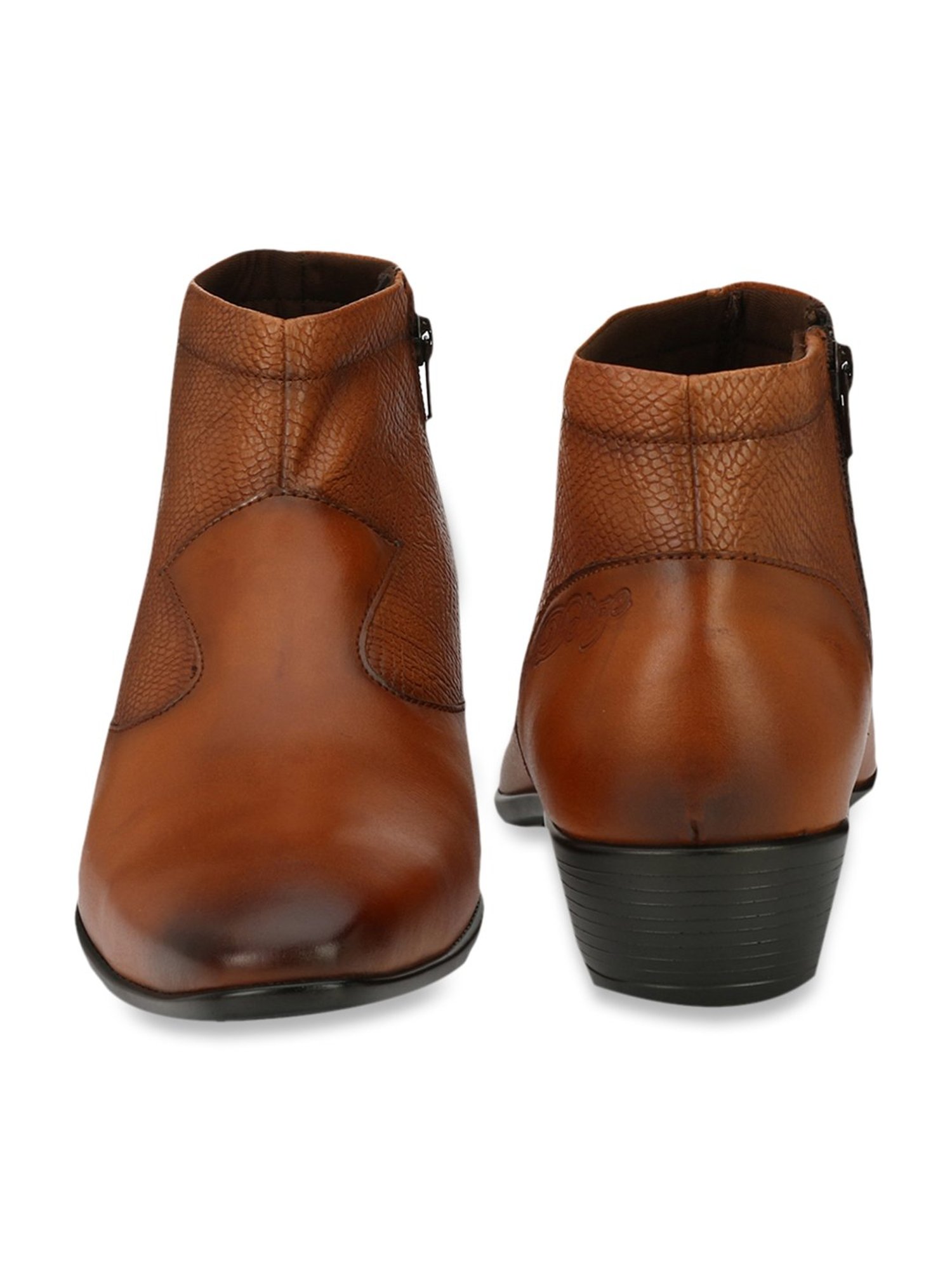 Delize Men's Tan Formal Boots