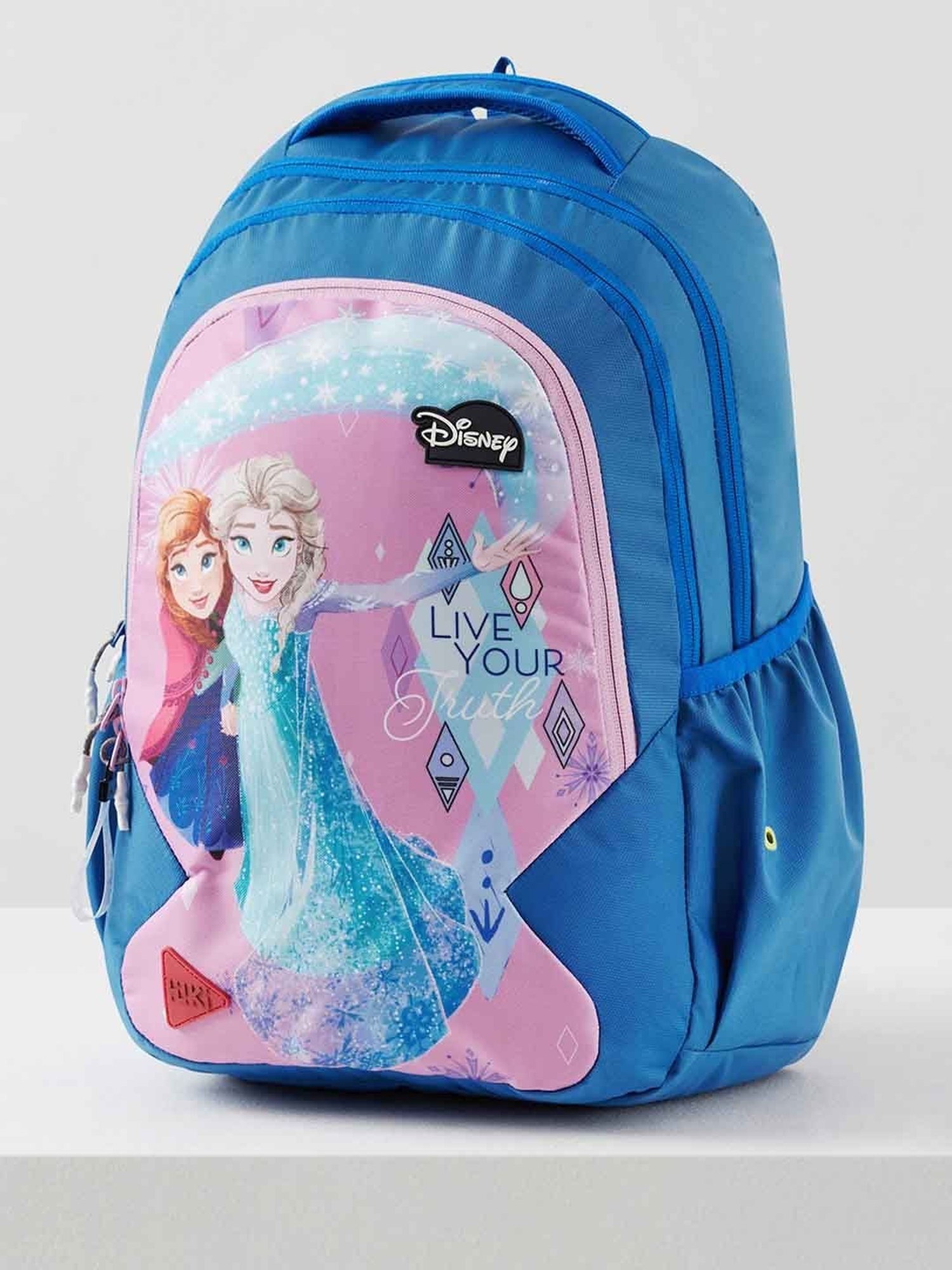 Wiki Back to School 3 Blue Polyester Printed Backpack - 31 Ltrs
