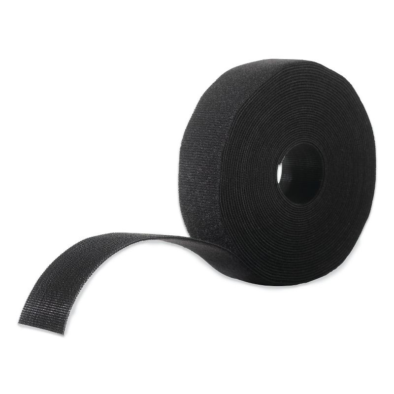 Velcro Bundling Strap Roll 1/2"Wx49'Lx1/5"H Black 30639