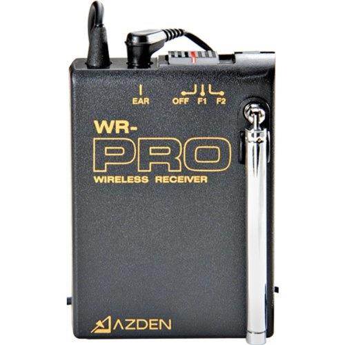 azden professional oncamera vhf wireless mic receiver