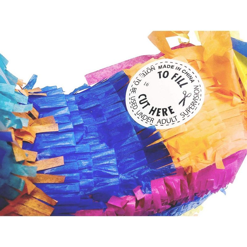 Small Donkey Pinata, Fiesta, Cinco de Mayo, Birthday Party Supplies, 12.5 x 15.7 x 4.7 inches