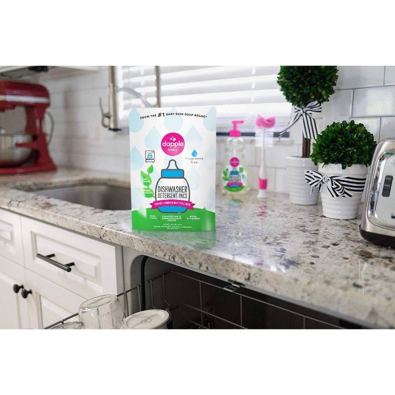 Dapple Dishwasher Detergent - Fragrance Free - 25ct