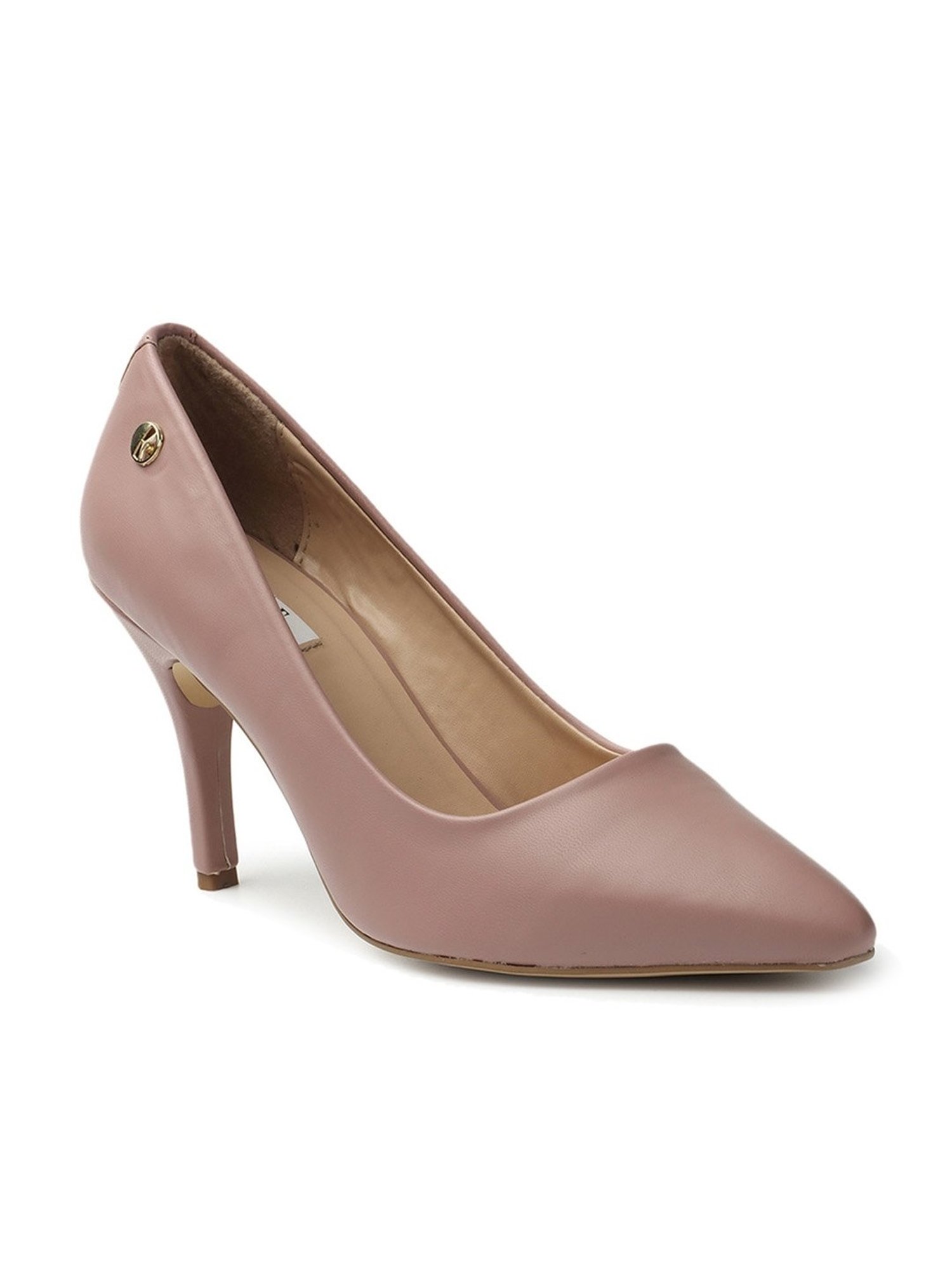 Elle Women's Nude Pink Stiletto Pumps