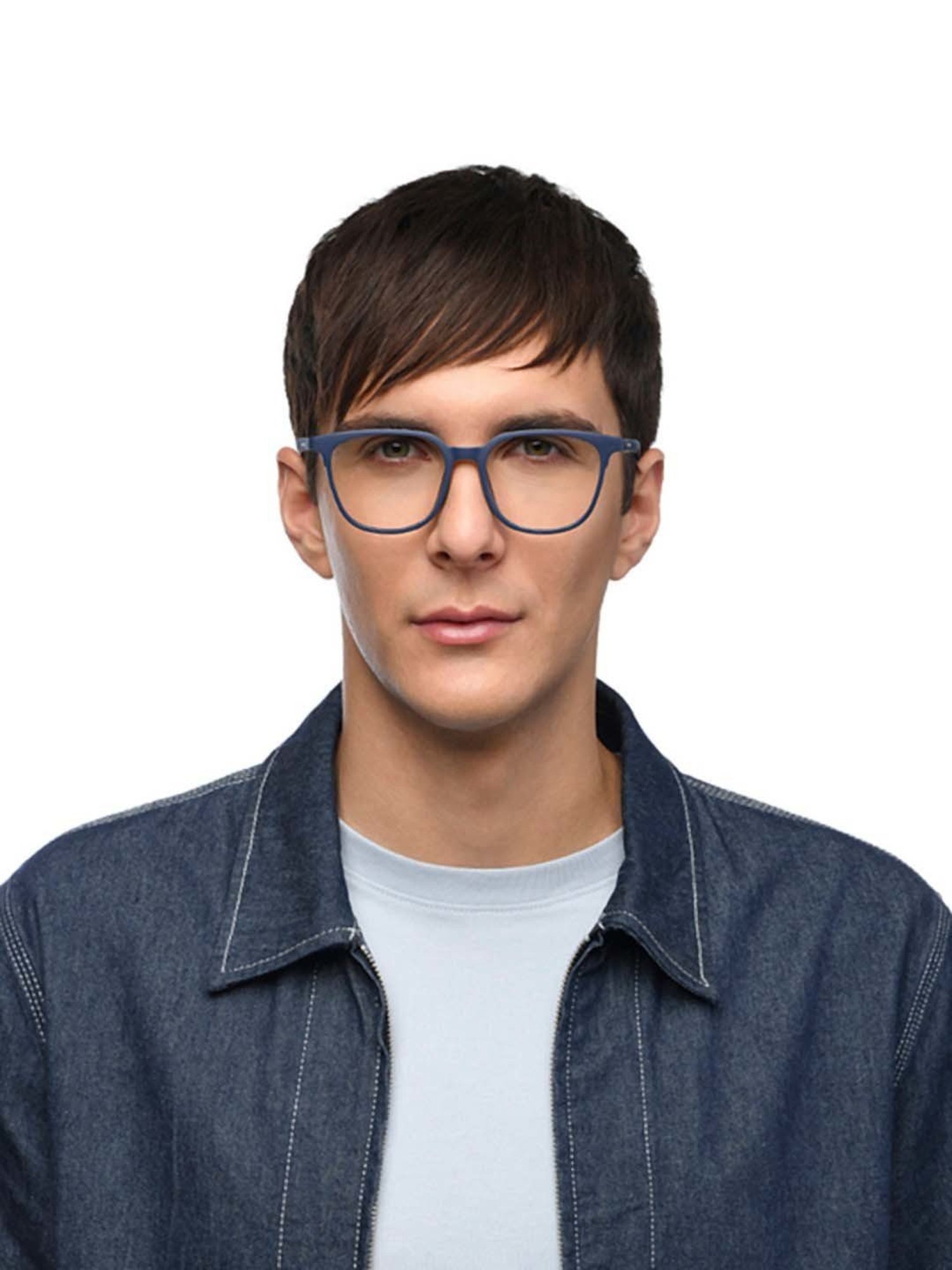 Lenskart Blu Blue Square Blue Light Protection Unisex Reading Glasses