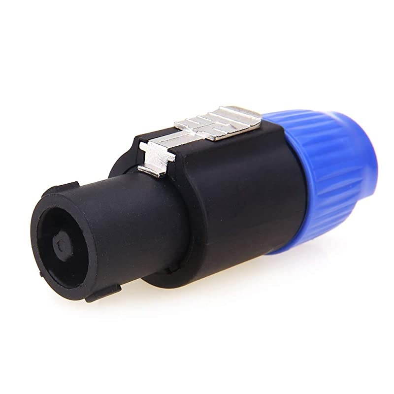 Speakon to 14 Adapter Connector Upgraded  14 Female to NL4FC Male Connectors are for Converting 14 Cables to NL4FC Plug for SpeakerAmplifierMixer Speakon to 14 Adapter