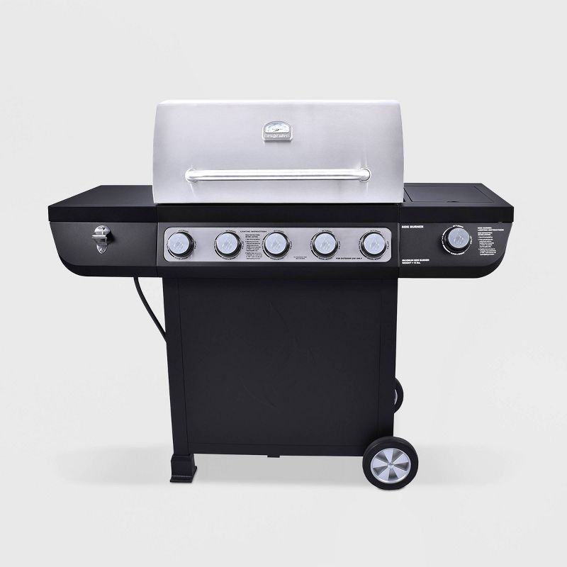 Stainless Steel 5 Burner Gas Grill GAS7540AS Black - 3 Embers