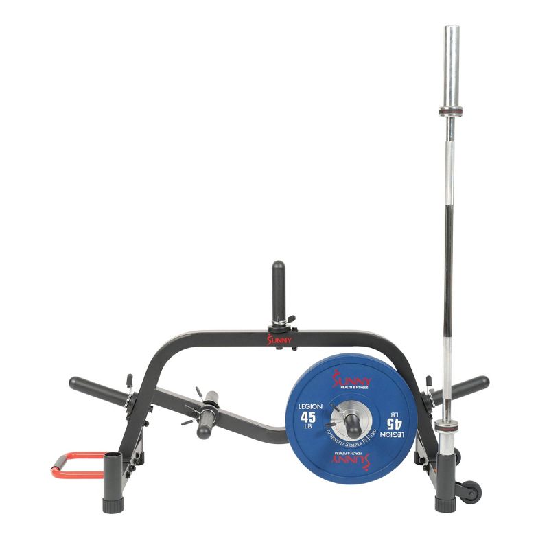 Sunny Health & Fitness Lat Pull Down Attachment Pulley System for Power Racks