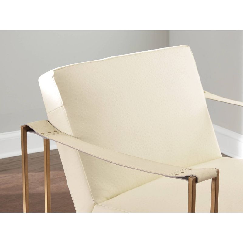 Alyce Swivel Glider Chair Cream