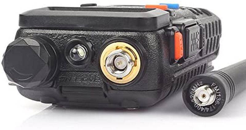 BAOFENG 2 Pack 8W Radio+1 Cable+2 speaker 2 Pack Tri-Power 8/4/1W Two-Way Radio Transceiver,Black