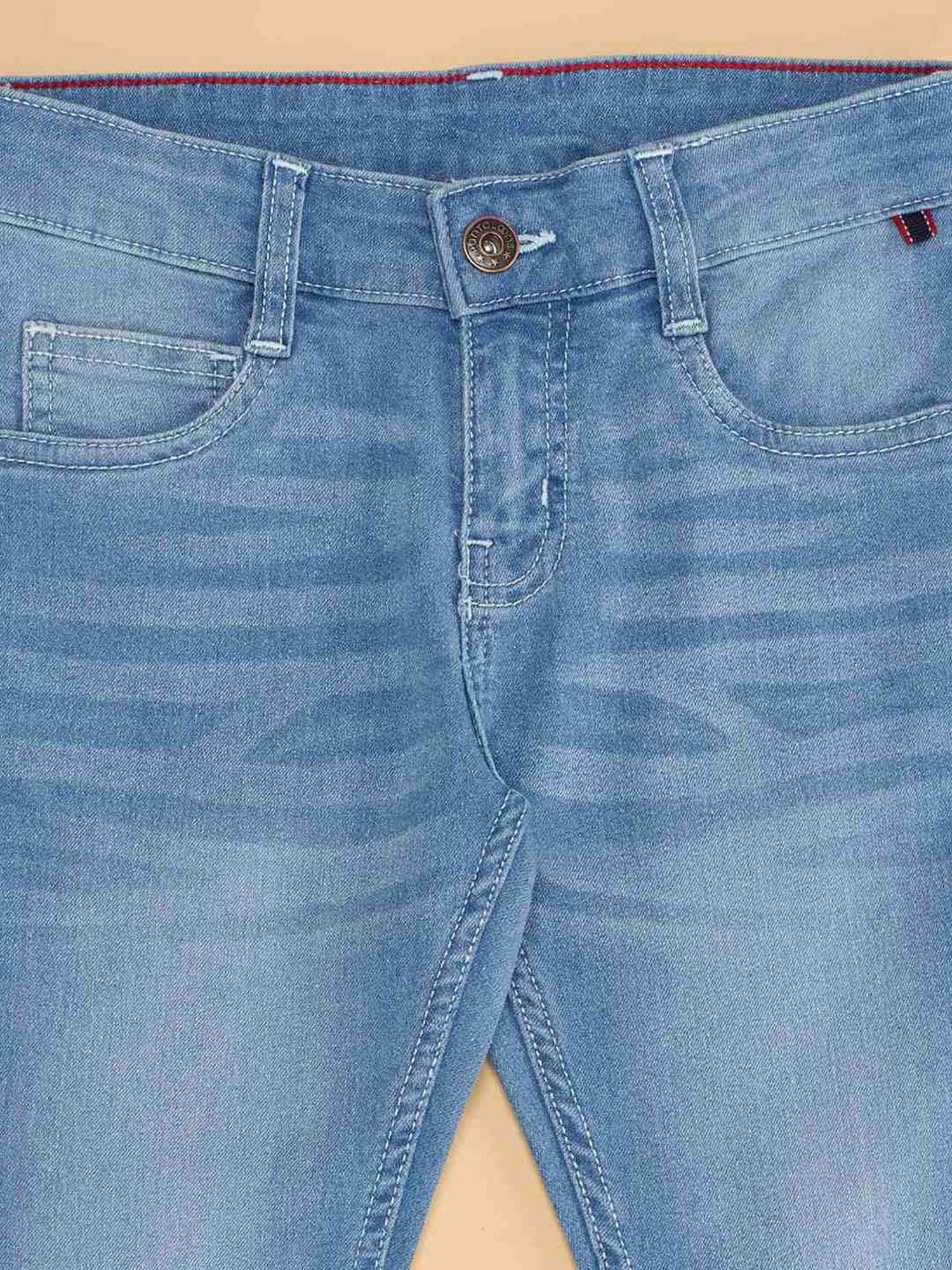 Palm Tree Boys Grey Washed Jeans