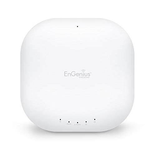 EnGenius Technologies EWS355AP 11ac Wave 2, 2x2 MU-MIMO Indoor, High-Powered 23dBm, Dual-Band, Managed AP with integrated antennas, 1 GE Port, PoE Compliant, speeds up-to 400Mbps on 2.4 GHz, 867Mbps o