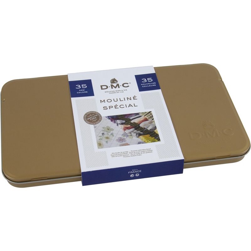 DMC Embroidery Floss Tin 8.7yd 35/Pkg-New Colors