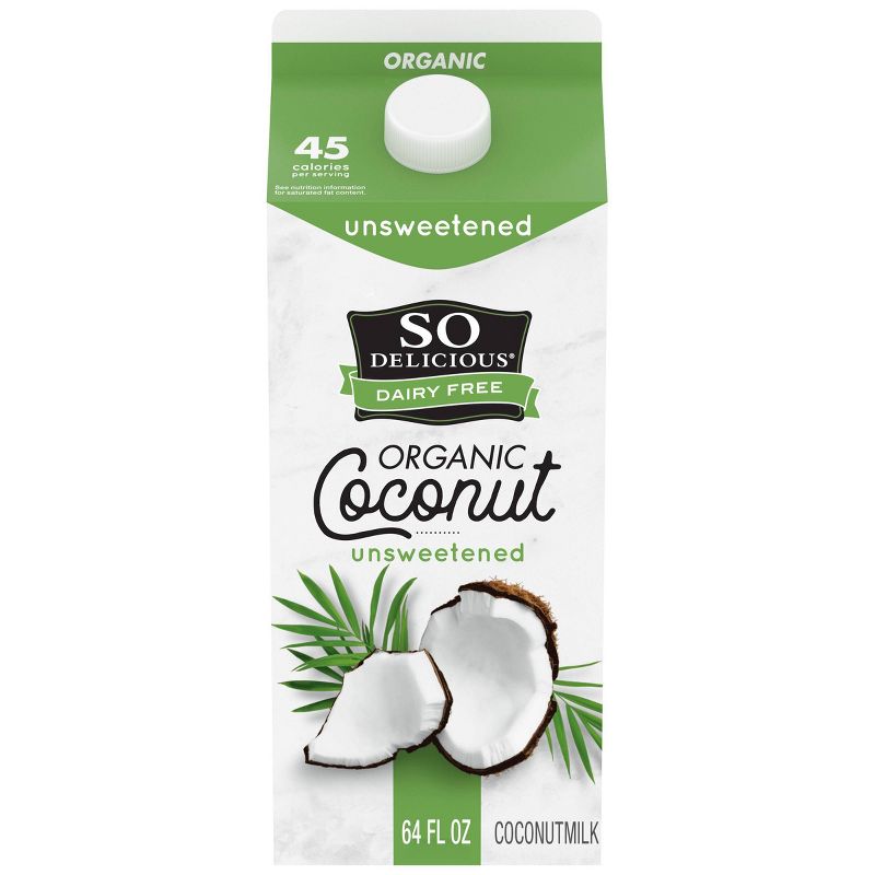 So Delicious Unsweetened Coconut Milk - 0.5gal