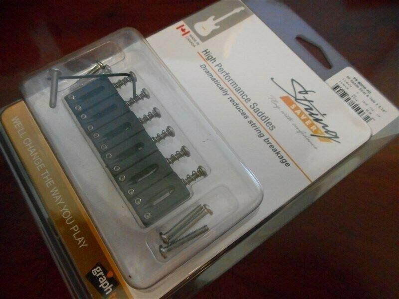 NEW Graph Tech PS-8000-F0 String Saver Original Saddles For Strat/Tele