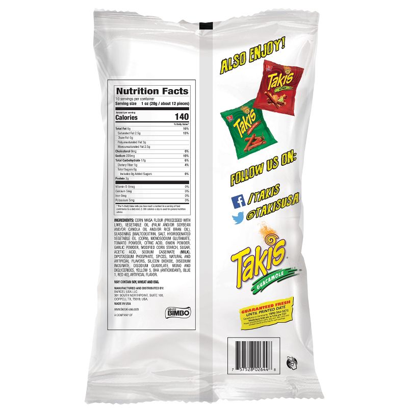 Barcel Guacamole Takis - 9.9oz