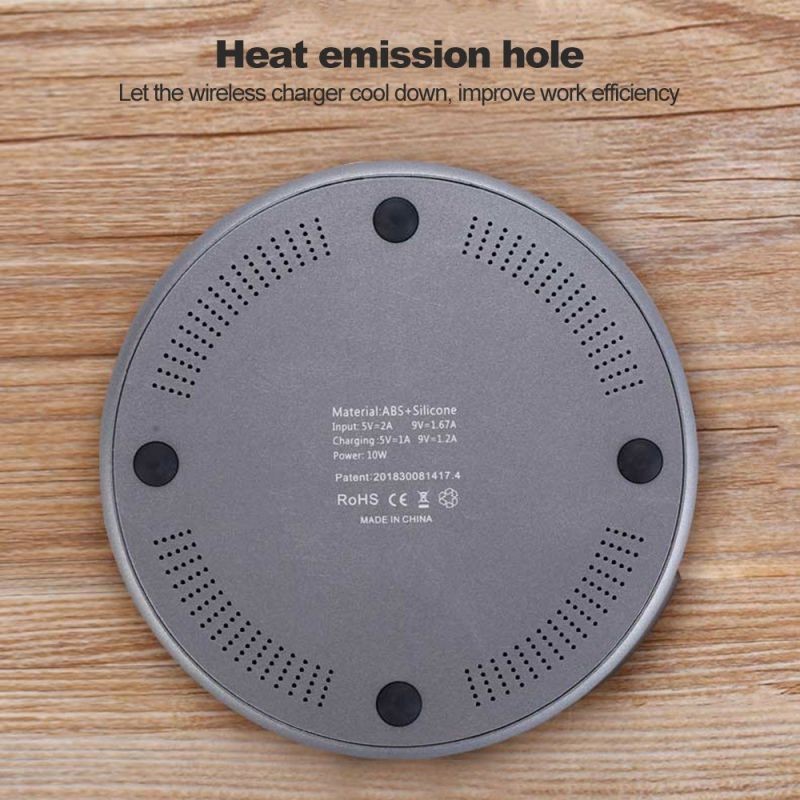 Mobile Phone Holder Bracket Wireless Charger Multi-function Wireless Charging White