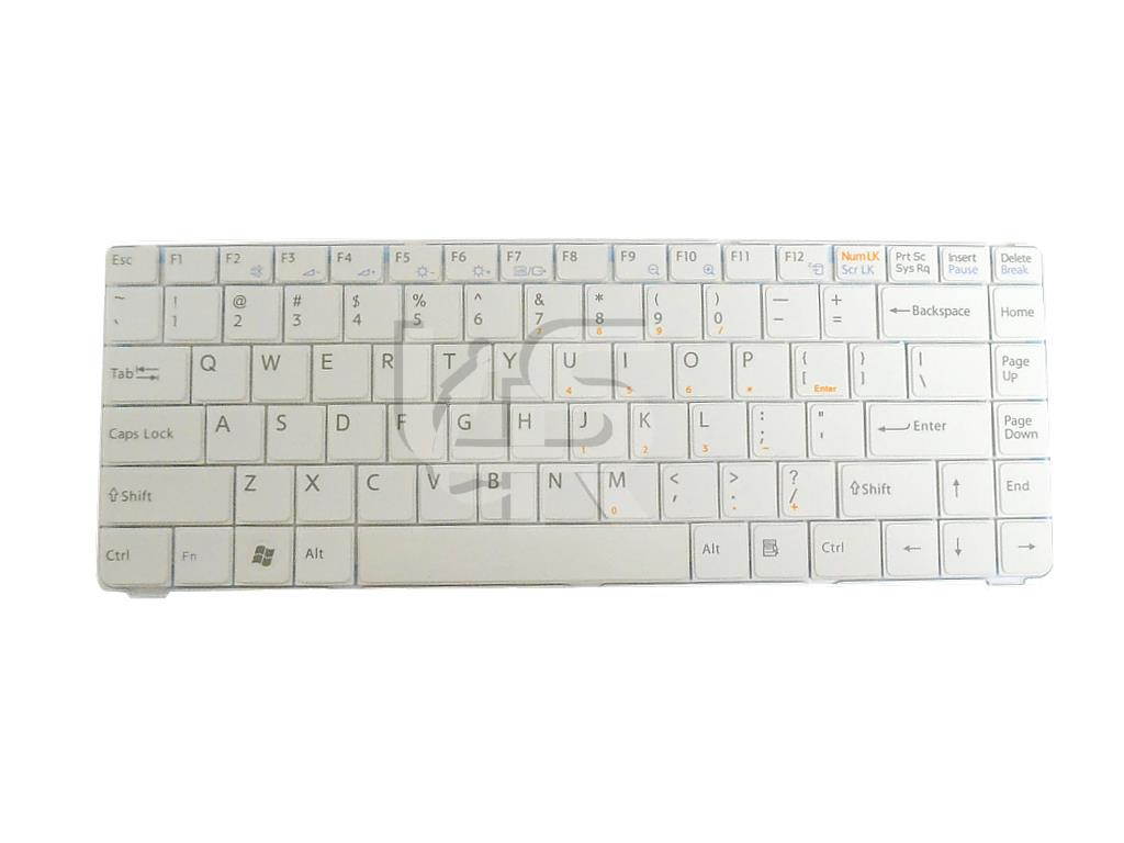 Loreso Compatible Laptop Keyboard Replacement For Sony VAIO VGN-NR VGN-NS 148044381 V072078BS2 53010BM08-203-G NSK-S6101 9J.N0A82.101 81-31205001-04 81-31205001-03 V072078BS1 V072078AS1 - White