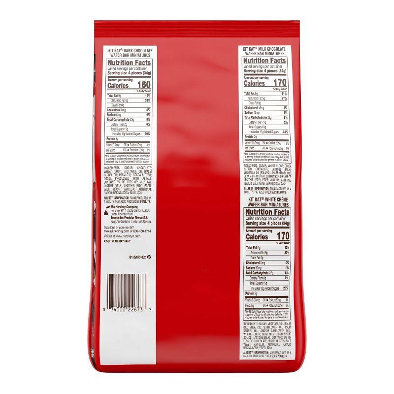 Kit Kat Miniatures Assorted Chocolate Candy - 32.1oz