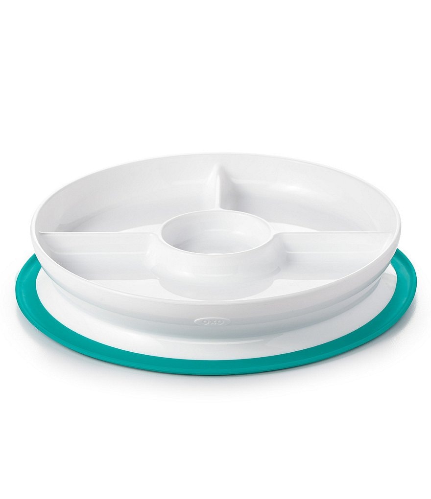 OXO Tot Stick & Stay Suction Divided Plate