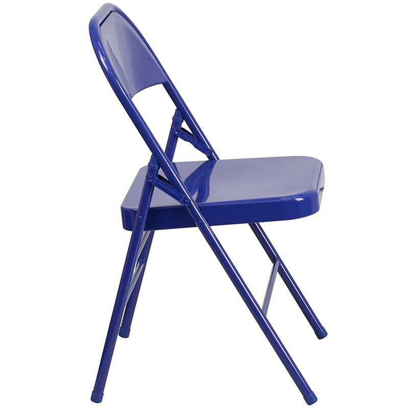 Riverstone Furniture Collection Folding Chair Cobalt Blue