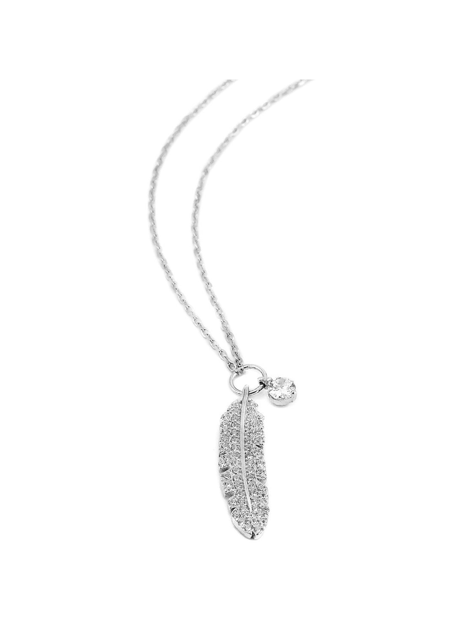 Silberry 92.5 Sterling Silver Quill Necklace