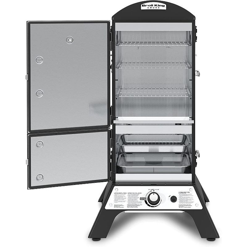 Dyna-Glo Wide Body Vertical Offset Charcoal Smoker Model DGO1890BDC-D