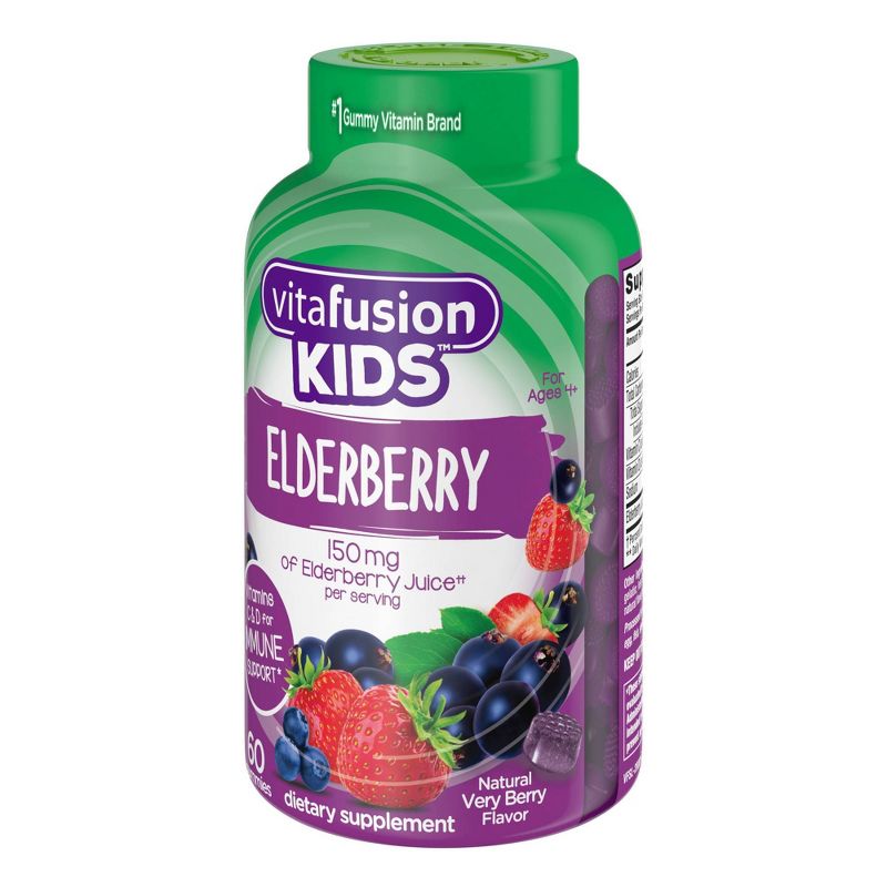 Vitafusion Kids Dietary Supplements - Elderberry - 60ct