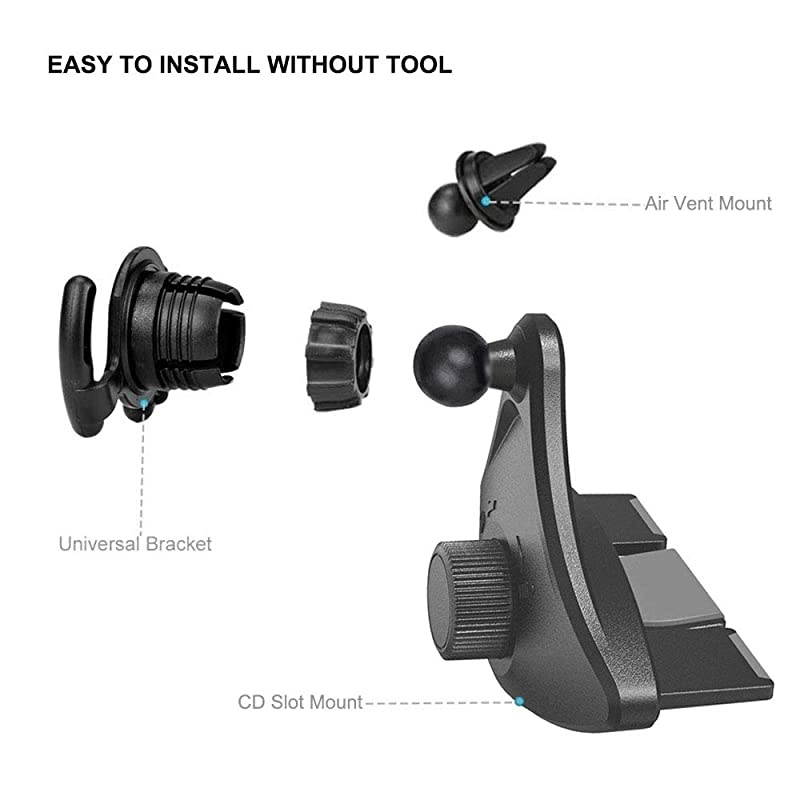 Slot Car Grips Phone Holder for Collapsible GripSocket Mount Users Air Vent Clip Car Mount for Phone Stand Compatible with iPhone 11 Pro Max XR Xs X 8 7 Plus Galaxy Note10 9 S10