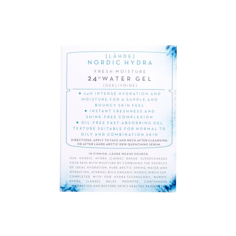 Lumene Lahde Fresh Moisture 24hr Water Gel - 1.7 fl oz