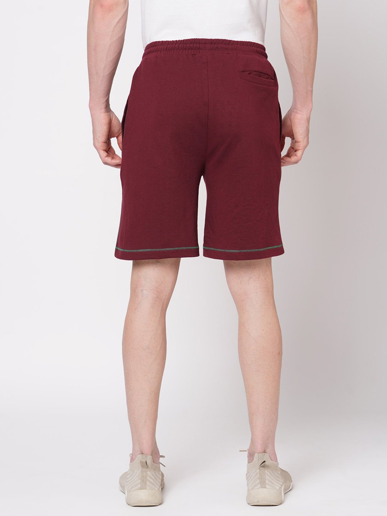 Fitz Red Slim Fit Shorts