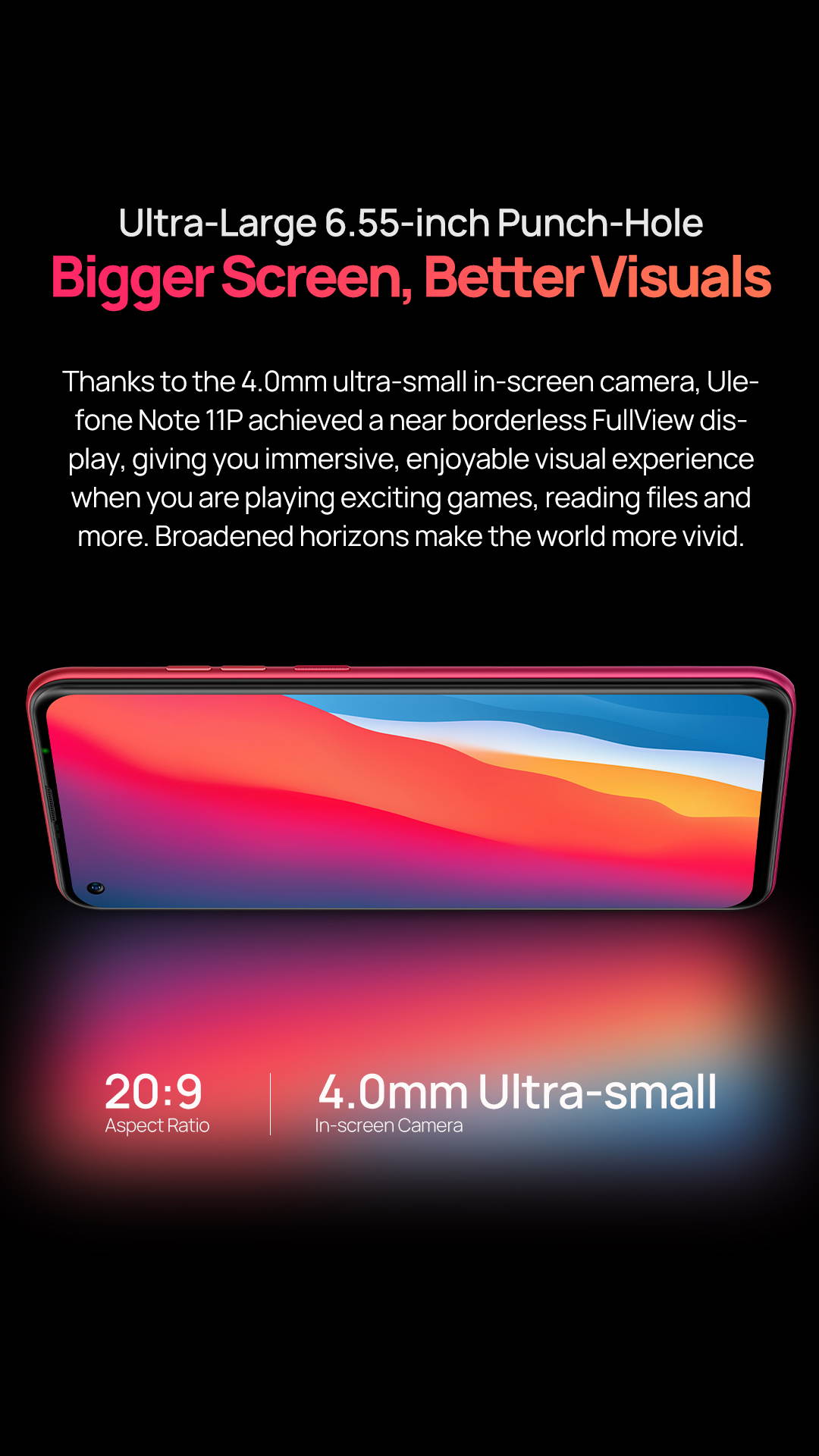 Ulefone Note 11P (2021) Unlocked Phones, Android 11 P60 Octa-core 8GB + 128GB ROM, 48MP Four Rear Camera + 8MP Front Camera, 6.55" HD+ Screen 4400mAh Big Battery Dual 4G Unlocked Smartphone